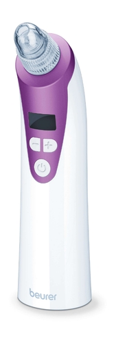 Масажер Beurer для обличчя вакуумний, акумулятор, USB, 3 режими, білий