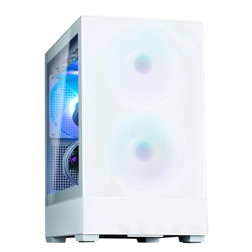 Корпус Zalman P30 AIR без БП, 1xUSB3.0, 1xUSBType-C, 3x140мм ARGB, VGA 392мм, LCS ready, TG Side Panel, mATX, білий