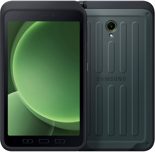 Планшет Samsung Galaxy Tab Active 5 (X306) 8" 6ГБ, 128ГБ, 5G, 5050мА•год, Android, чорний зелений