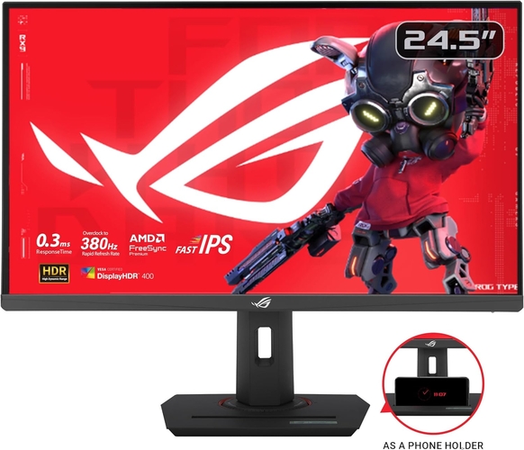 Монитор Asus 24.5" ROG Strix XG259QNS (90LM09M0-B01370) IPS Black 380Hz