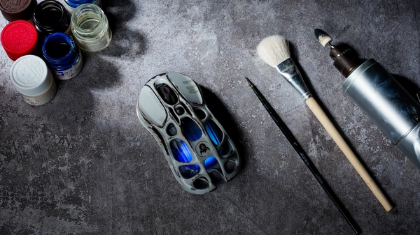 Миша GravaStar Mercury M1 Pro, magnesium alloy body, BT/WL/USB-A, 4K, RGB, Battle-Worn