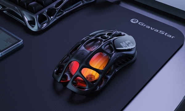Миша GravaStar Mercury M2, BT/WL/USB-A, RGB, чорний