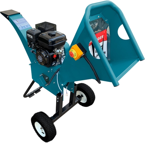 Подрібнювач садовий бензиновий Konner&Sohnen KS 500W 6.5кс ручний запуск 2 ножі 3000 об/хв 95кг