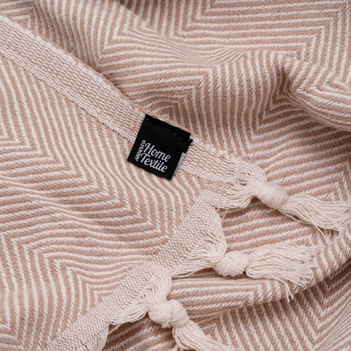 Плед ARDESTO Summer 190х220см, 100% бавовна, бежевий