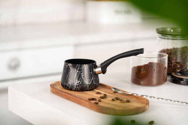 Турка Ardesto Black Mars, 0.25л, алюміній, бакеліт, чорний