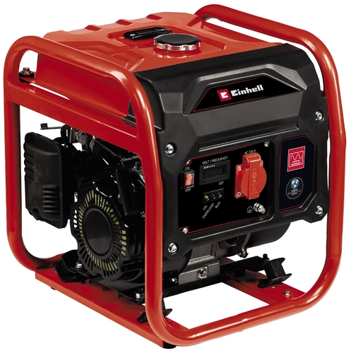 Генератор бензиновий інверторний Einhell TC-IG 1100, 1.1кВт, 3600об/хв, 1х230В(1 фаза), 4.35А, бак 6.5л, 95дБ, ручний старт, 20.6кг