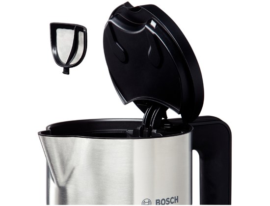 Електрочайник Bosch 1.5л, з подвійними стінками, підтримка температури, чорний