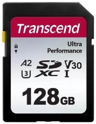 Карта пам'яті Transcend SD 128GB C10 UHS-I U3 A2 R160/W90MB/s 4K