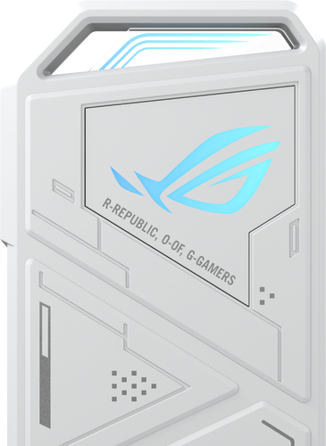 Портативний корпус ASUS для SSD ROG STRIX ARION ESD-S1C/WHT/G/AS PCIe NVMe M.2 2230/2242/2260/2280 USB Type-C 3.2 Gen 2x1 білий