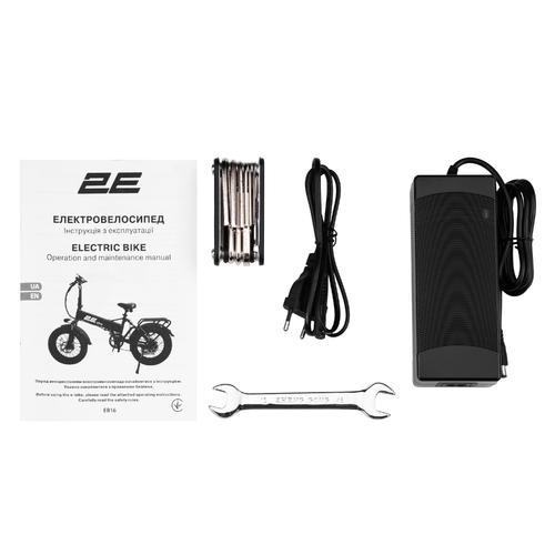 Електровелосипед 2E EB16 20", чорний