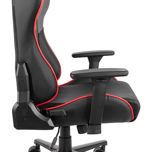 Крісло 2E GAMING BUSHIDO II, ПУ шкіра, 3D-Armrests, чорно-червоний