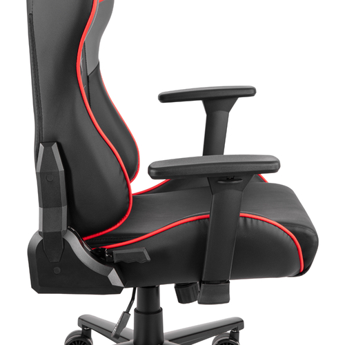 Крісло 2E GAMING BUSHIDO II, ПУ шкіра, 3D-Armrests, чорно-червоний