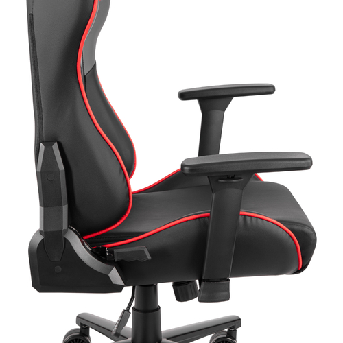 Крісло 2E GAMING BUSHIDO II, ПУ шкіра, 3D-Armrests, чорно-червоний
