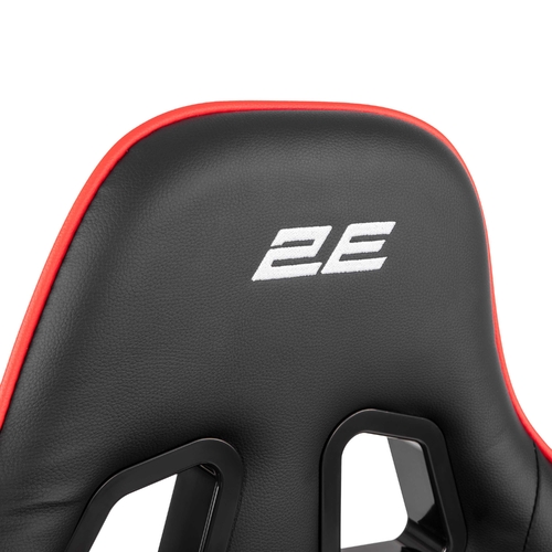 Крісло 2E GAMING BUSHIDO II, ПУ шкіра, 3D-Armrests, чорно-червоний