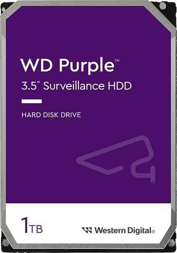Накопитель HDD SATA 1.0TB WD Purple 5400rpm 64MB (WD10PURZ)