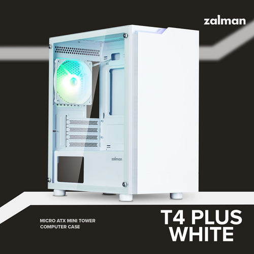 Корпус Zalman T4 Plus White без БП