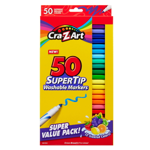 Маркери легкозмивні Cra-Z-Art ароматизовані, 50шт