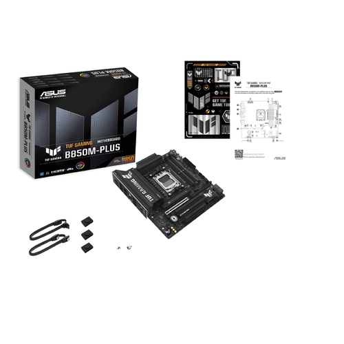 Материнcька плата ASUS TUF GAMING B850M-PLUS sAM5 B850 4xDDR5 M.2 HDMI DP mATX