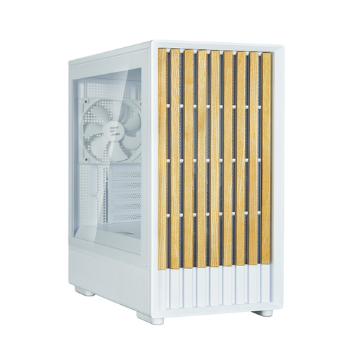 Zalman Корпус P10 Namu без БП, 1xUSB3.0, 1xUSBType-C, 2x120мм, 1x120мм ARGB, VGA 340мм, LCS ready, TG Side Panel, mATX, білий