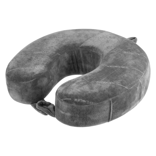 Подушка флісова, Wenger, Memory Foam Travel Neck Pillow, сірий