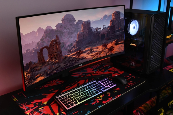 2E Gaming Монітор 34" G3424B 2xHDMI, DP, VA, 3440x1440, 180Hz, 1ms, NTSC 85%, CURVED, FreeSync, HAS