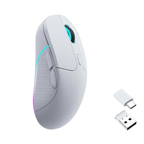 Keychron Миша M3 BT/WL/USB-A/USB-C, білий