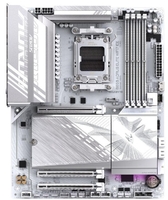 Материнська плата GIGABYTE B850 A ELITE WF7 ICE sAM5 B850 4xDDR5 M.2 DP Type-C Wi-Fi BT ATX білий