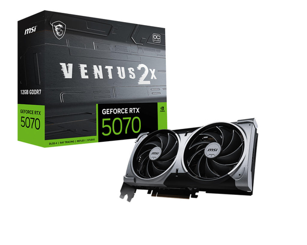 Відеокарта MSI GeForce RTX 5070 12GB GDDR7 VENTUS 2X OC