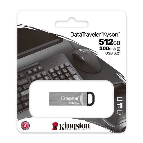 Накопичувач Kingston 512GB USB 3.2 Type-A Gen1 DT Kyson