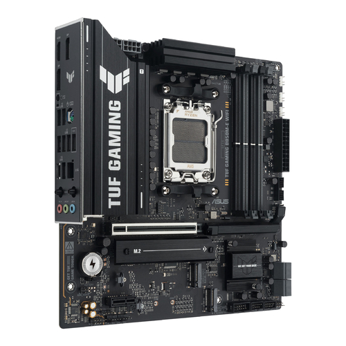 Материнcька плата ASUS TUF GAMING B850M-E WIFI sAM5 B850 4xDDR5 M.2 HDMI DP WiFi BT mATX