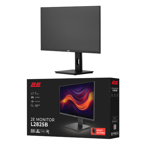 2E Монітор 28" L2820B 2xHDMI, DP, IPS, NTSC 84%, 3840x2160, FreeSync