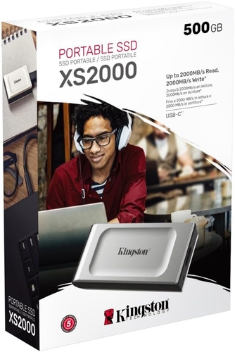 Портативний SSD Kingston  500GB USB 3.2 Gen 2x2 Type-C XS2000