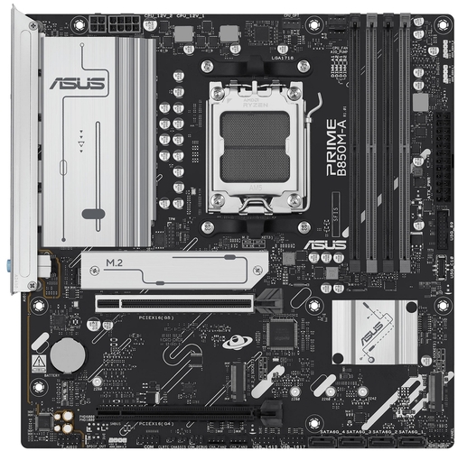 Материнcька плата ASUS PRIME B850M-A-CSM sAM5 B850 4xDDR5 M.2 HDMI DP mATX