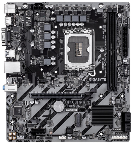 Материнская плата GIGABYTE H810M H s1851 H810 2xDDR5 M.2 HDMI D-Sub mATX