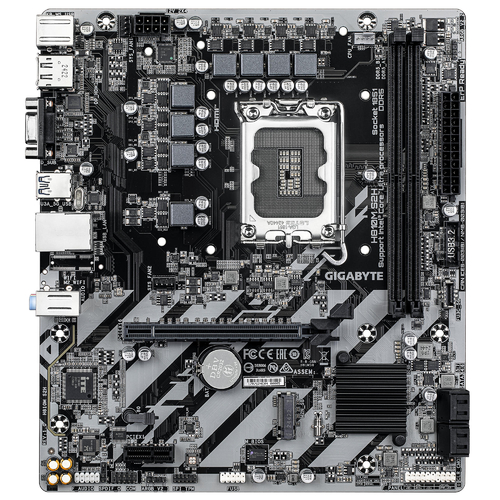 Материнська плата GIGABYTE H810M S2H s1851 H810 2xDDR5 HDMI DP D-Sub mATX