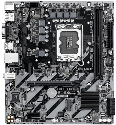 Материнська плата GIGABYTE H810M S2H s1851 H810 2xDDR5 HDMI DP D-Sub mATX