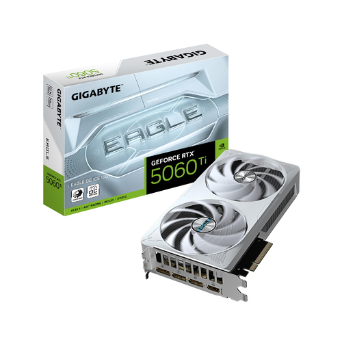 Відеокарта GIGABYTE GeForce RTX 5060 Ti 16GB GDDR7 EAGLE ICE