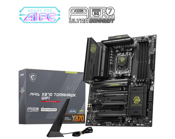 Материнcька плата MSI MAG X870 TOMAHAWK WIFI sAM5 X870 4xDDR5 HDMI WiFi BT ATX