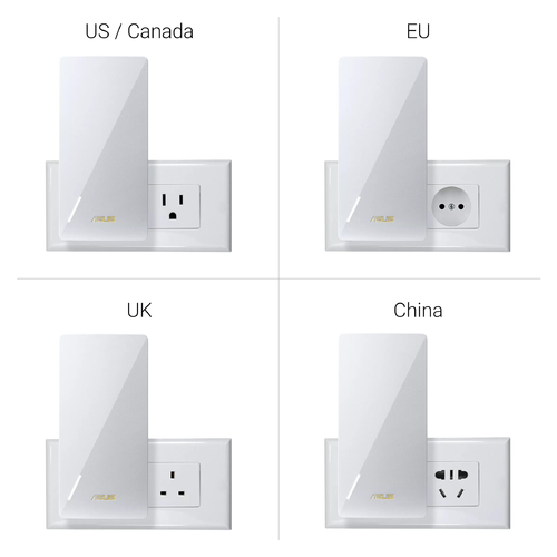 Розширювач покриття WiFi ASUS RP-BE58 AX3000 1xGE LAN, MESH