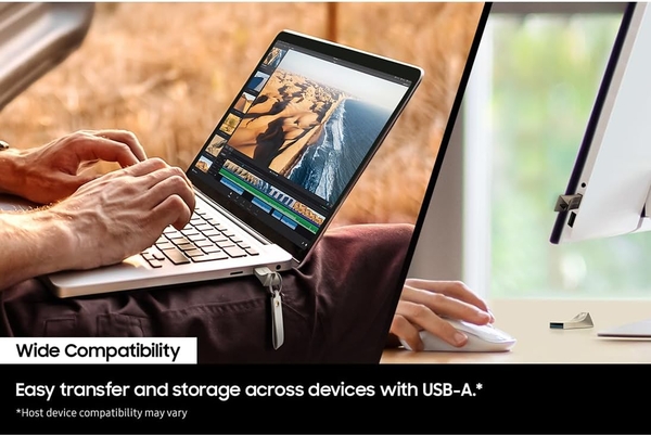 Samsung Накопичувач Samsung 512GB USB 3.1 Type-A Bar Plus Сірий