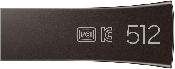 Samsung Накопичувач Samsung 512GB USB 3.1 Type-A Bar Plus Сірий