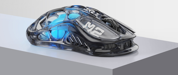 Миша GravaStar Mercury M2, BT/WL/USB-A, RGB, чорно-прозорий