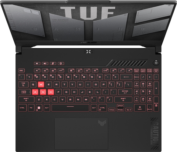 Ноутбук ASUS TUF Gaming A17 FA707NUR-HX054 17.3" FHD IPS, AMD R7-7435HS, 16GB, F1TB, NVD4050-6, noOS, Сірий