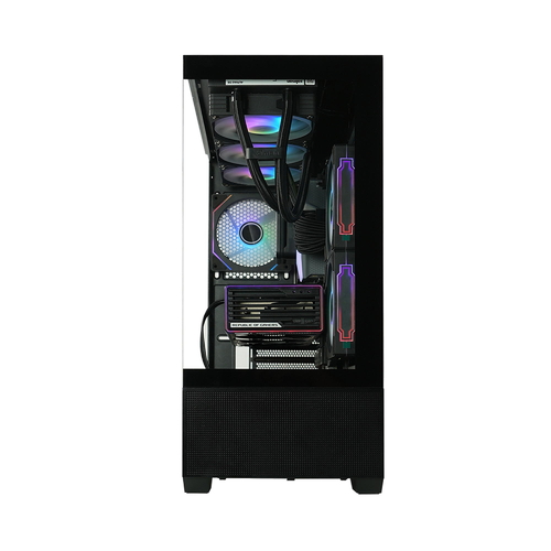 Корпус Zalman Chronix без БЖ, 1xUSB3.0, 1xUSB2.0, 1x Type C, 2x120мм ARGB Reverse,  1x120мм ARGB, VGA 410мм, LCS ready, TG Side/Front Panel, ATX, чорний