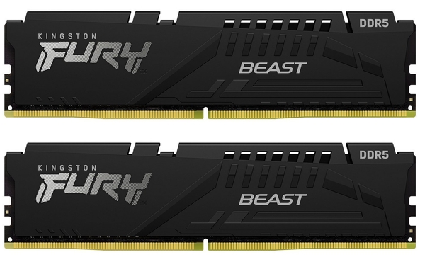 Пам'ять ПК Kingston DDR5 64GB KIT (32GBx2) 5600 FURY Beast