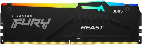 Пам'ять ПК Kingston DDR5 32GB 5200 FURY Beast RGB