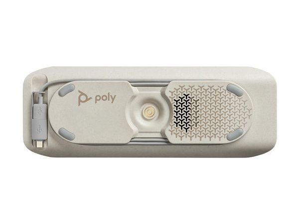 Спікерфон Poly Sync 40+ -M з адаптером BT700A, 3 x Bi-Mic, радіус 2,5 м, USB-A, USB-C, Bluetooth, сірий