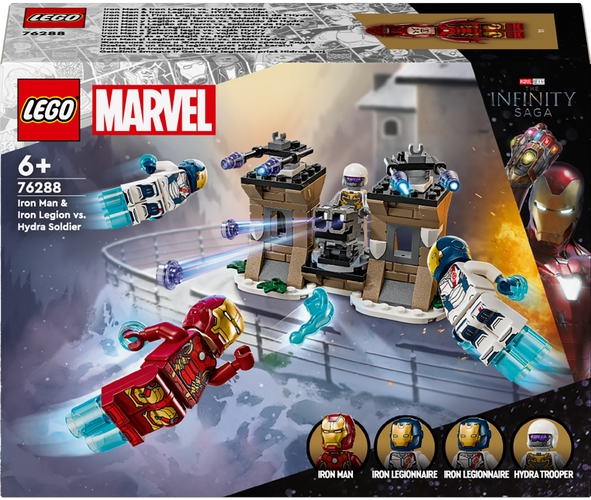 Конструктор LEGO Marvel Залізна Людина і Залізний легіон проти солдата Гідри