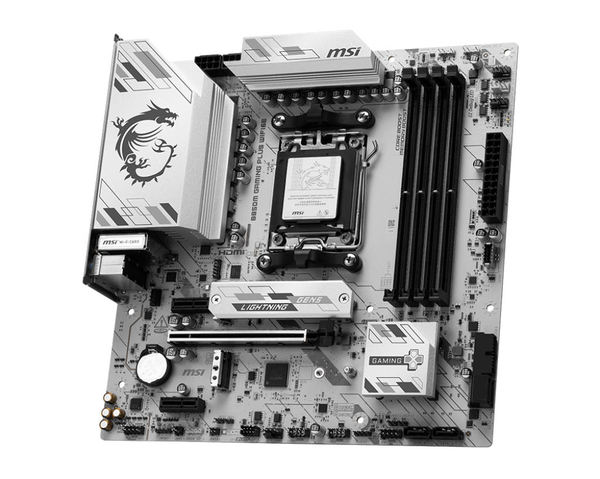 Материнcька плата MSI B850M GAMING PLUS WIFI6E sAM5 B850 4xDDR5 M.2 HDMI DP WiFi BT mATX