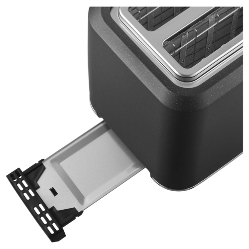 Тостер Sencor 1080Вт, підігрів, розморожування, сенс. керування, LED, пластик, чорний